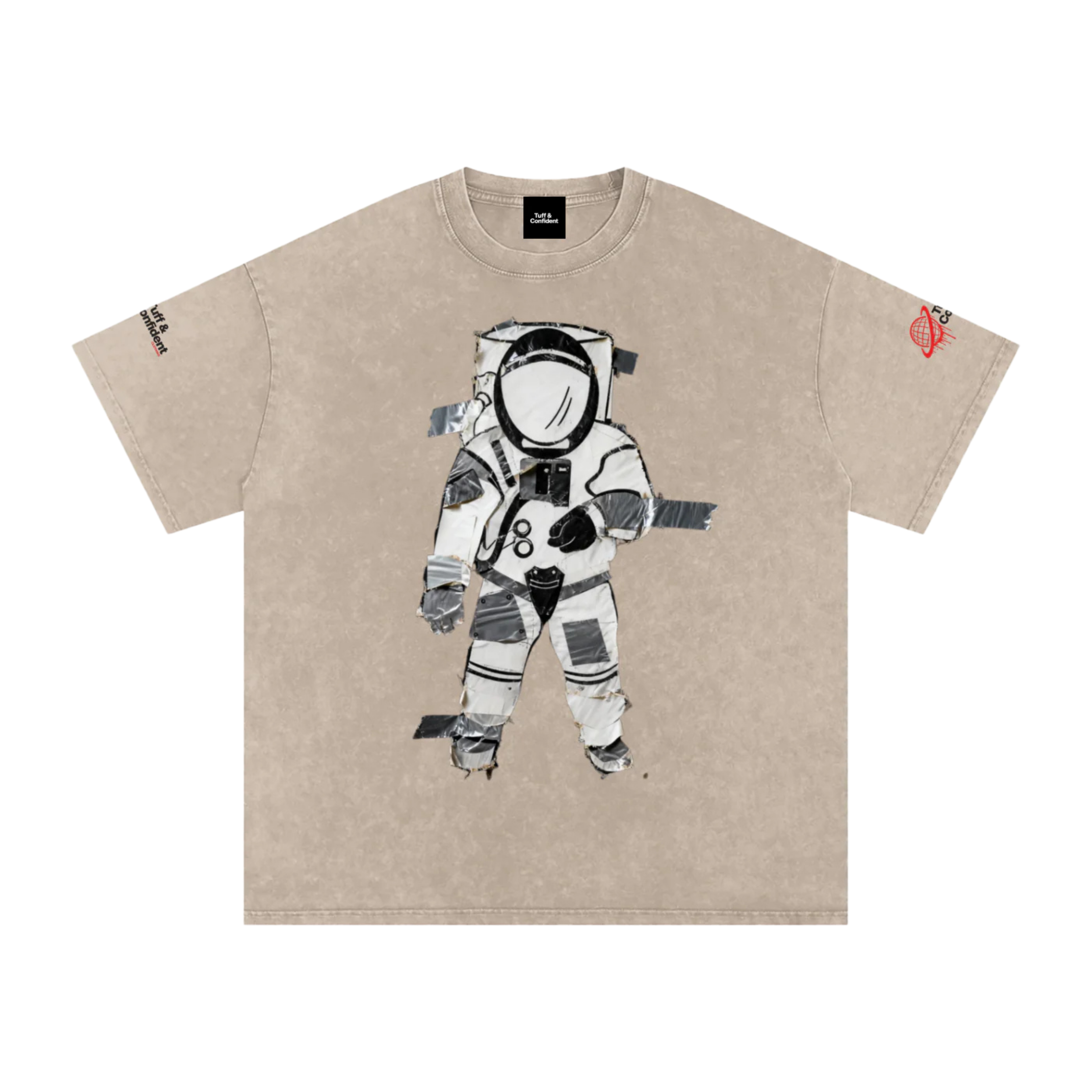 GEMINI 8 Washed Astronaut Tee — Sand Wash