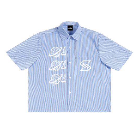 ORBIT WORK SHIRT G8001 — SKY BLUE STRIPE