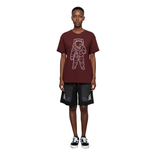 SPACELY ASTRONAUT TEE G8001 — MARS RED