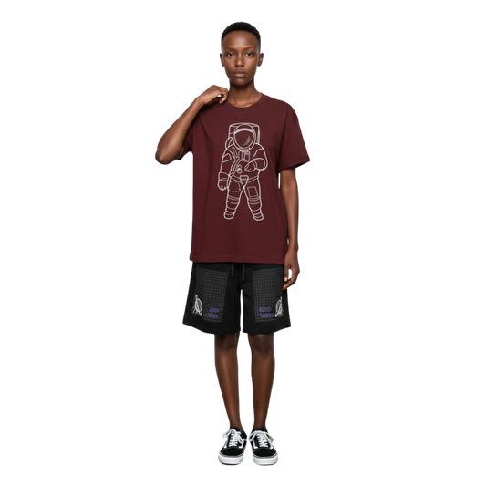 SPACELY ASTRONAUT TEE G8001 — MARS RED