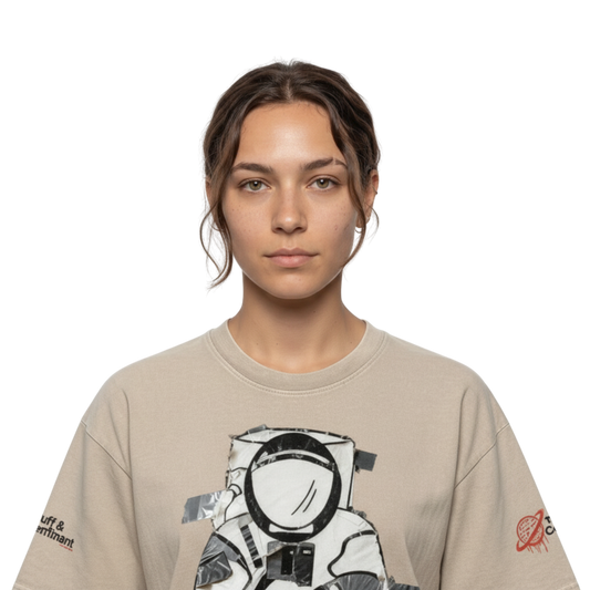 ORBIT WASHED ASTRONAUT TEE G8001 — SAND WASH / DISTRESSED