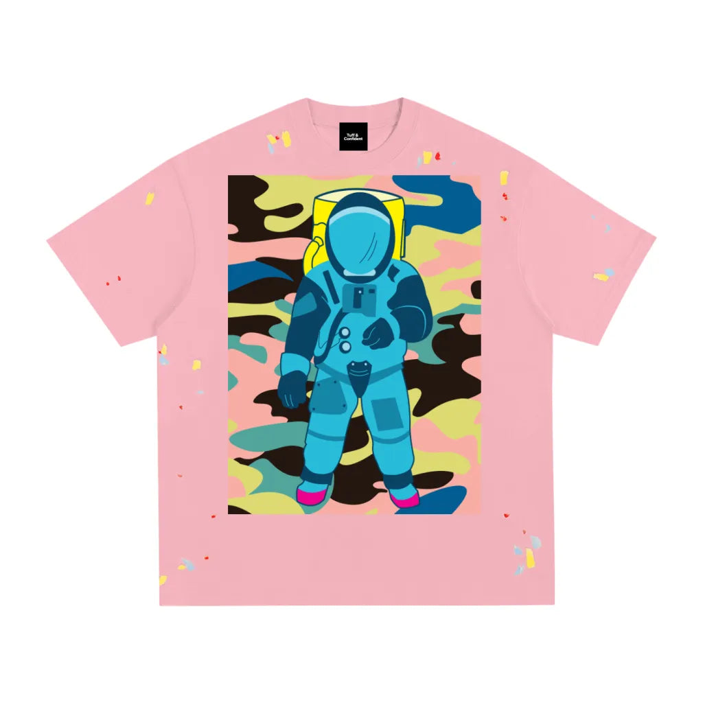 GEMINI 8 Astronaut Tee — Pop Art Camo