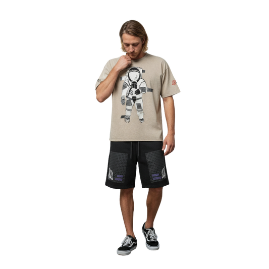 ORBIT WASHED ASTRONAUT TEE G8001 — SAND WASH / DISTRESSED