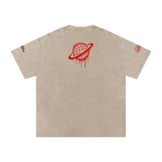 ORBIT WASHED ASTRONAUT TEE G8001 — SAND WASH / DISTRESSED