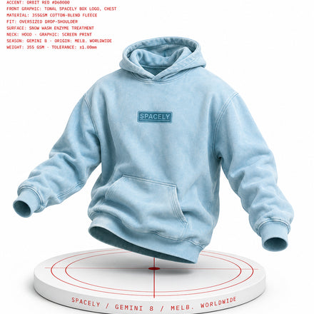 GEMINI 8 — SNOW WASH HOODIE