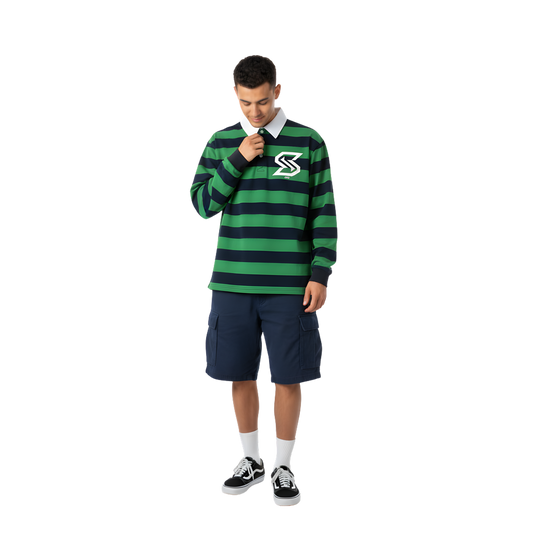 Spacely Orbit Rugby Polo — G8001