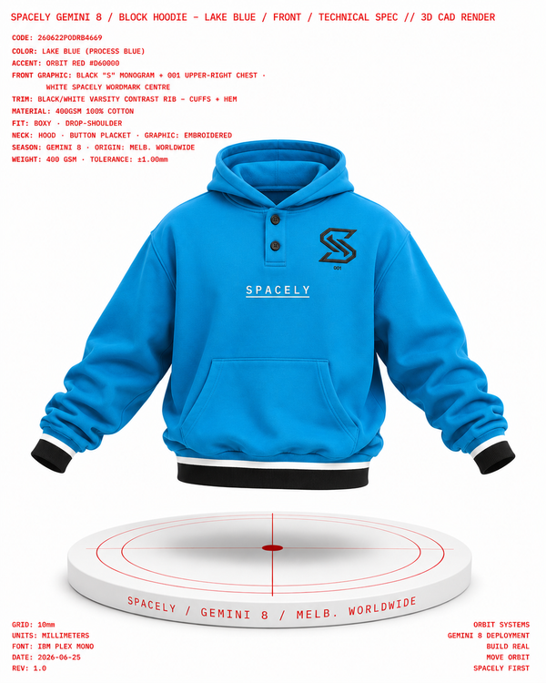 GEMINI 8 — BLOCK HOODIE